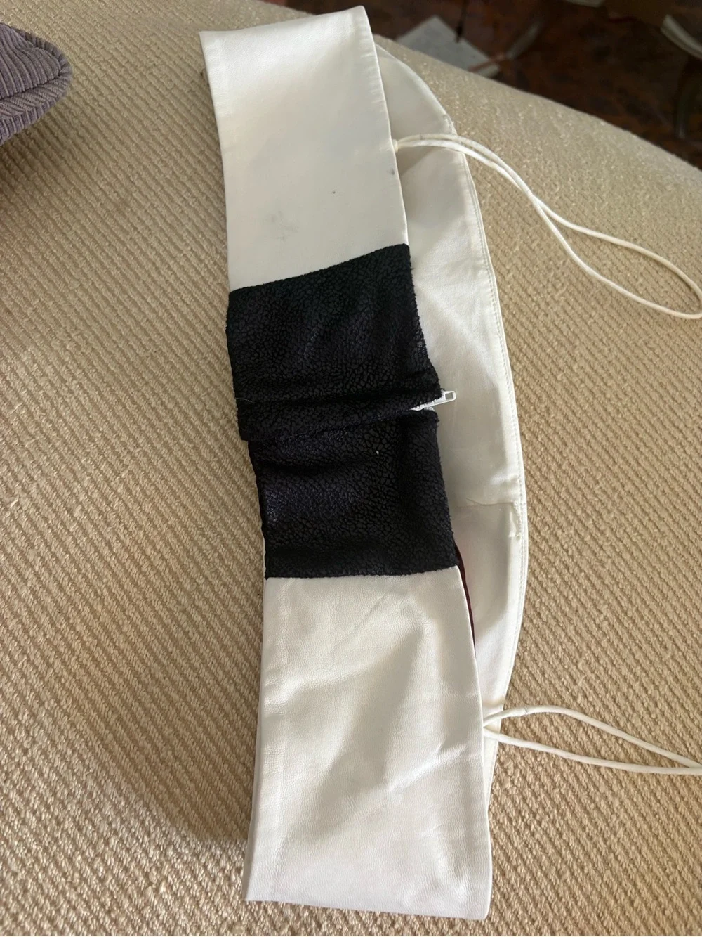 White Strapless Bandeau Corset Top